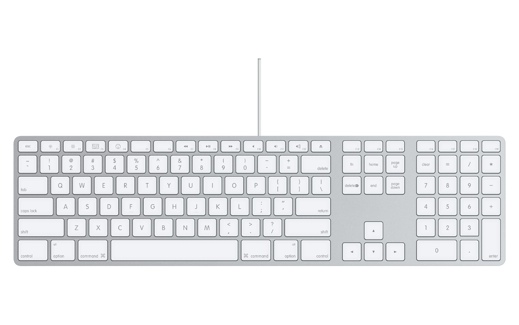 CLAVIER FILAIRE  APPLE AVEC PAVE NUM OCC